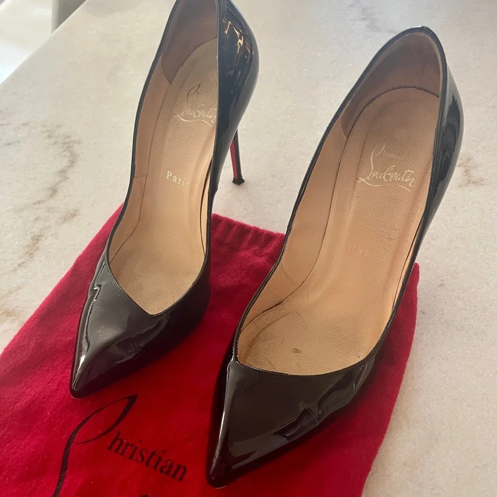 SOLD Christian Louboutin Corneille 100mm Stiletto Pump - Picture 13 of 15